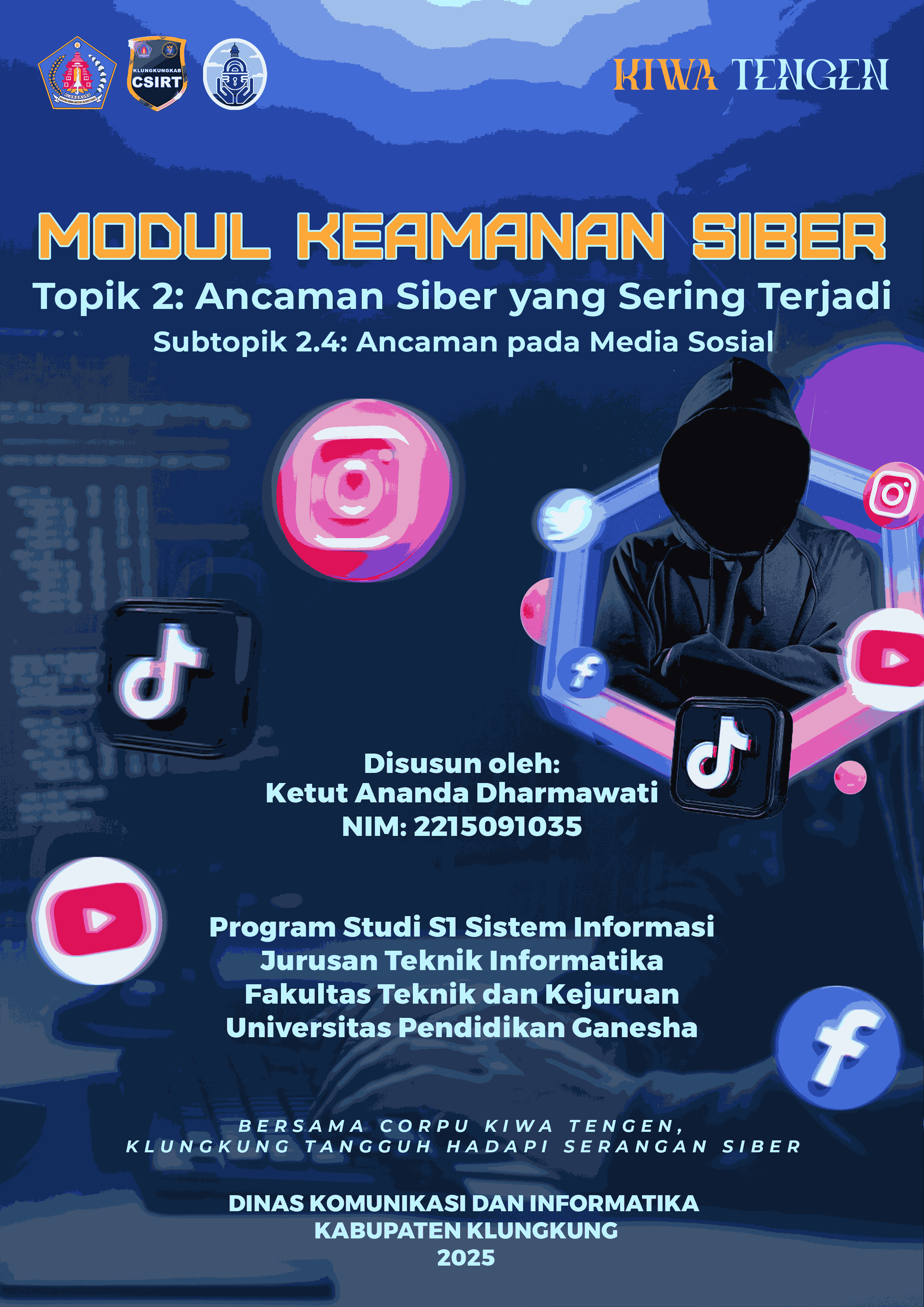 Sub Topik 2.4 : Ancaman Pada Media Sosial