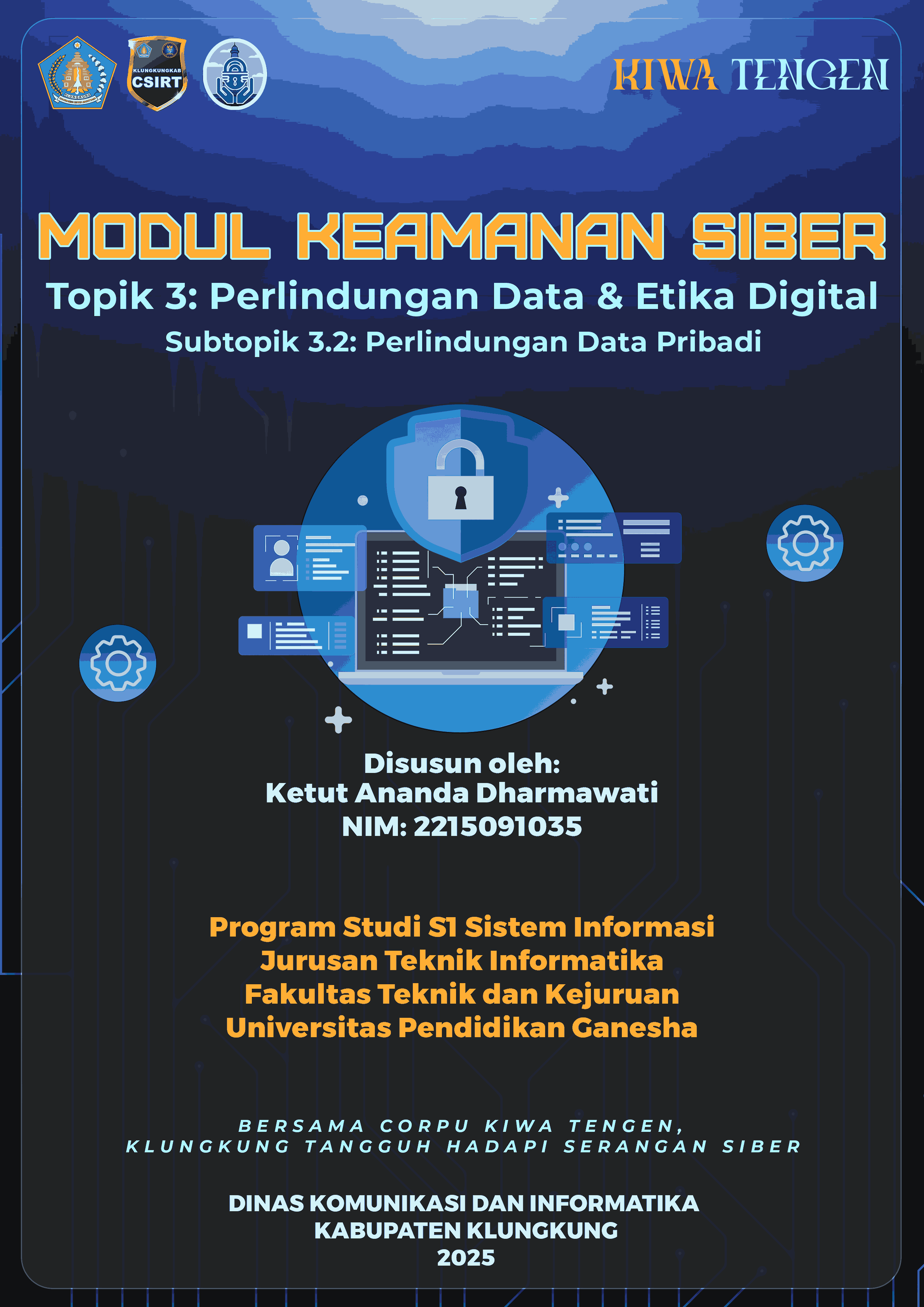 Sub Topik 3.2 : Perlindungan Data Pribadi